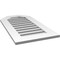 Ekena Millwork Octagonal Top Surface Mount PVC Gable Vent: Functional, w/ 3-1/2"W x 1"P Standard Frame, 18"W x 34"H GVPOT18X3401SF - alternate 5
